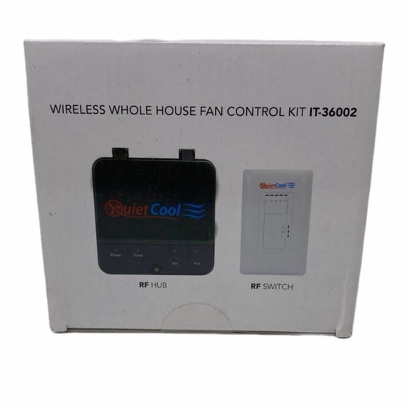Quietcool Other - Wireless Whole House Fan Control Kit - Black